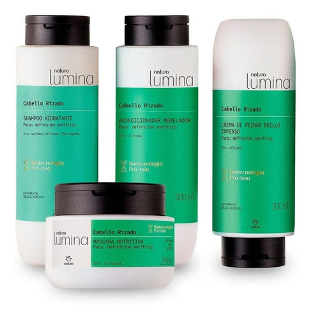 Products Línea Lumina de Natura para Rizos