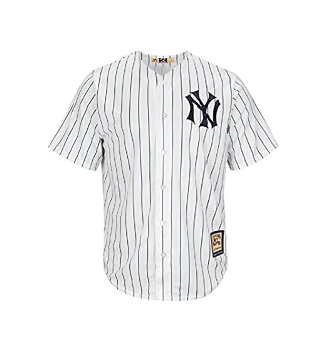 Fashion Urban Classics Camiseta Baseball Mesh Jersey con Botones a Presión con Vivos