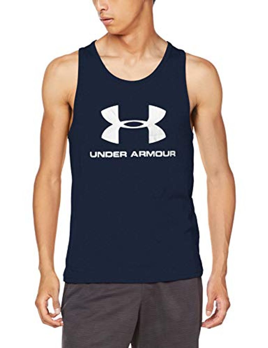 Under Armour Sportstyle Logo Tank Ropa Deportiva para Hombres Hecha de Tejido