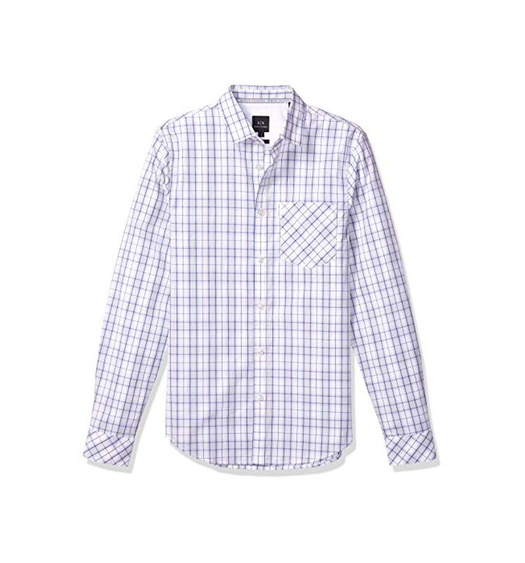 Moda AX Armani Exchange 6GZC03-ZNSAZ - Camisa de hombre para otoño