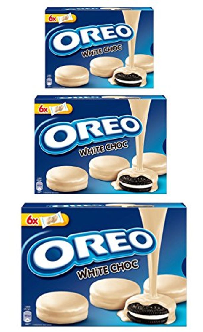 Social Galletas OREO cacao WHITE CHOC con vainilla relleno cubierto con chocolate blanco
