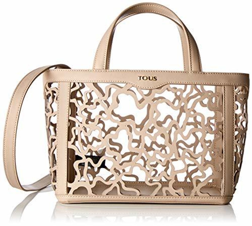 Social Tous K Shock, Bolso de Mano para Mujer, Beige