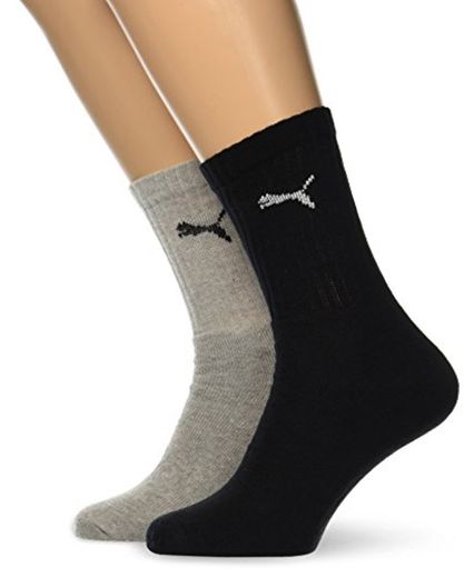 Puma Sport Cush Crew 6P, Calcetines Unisex, Paquete de 6, Multicolor