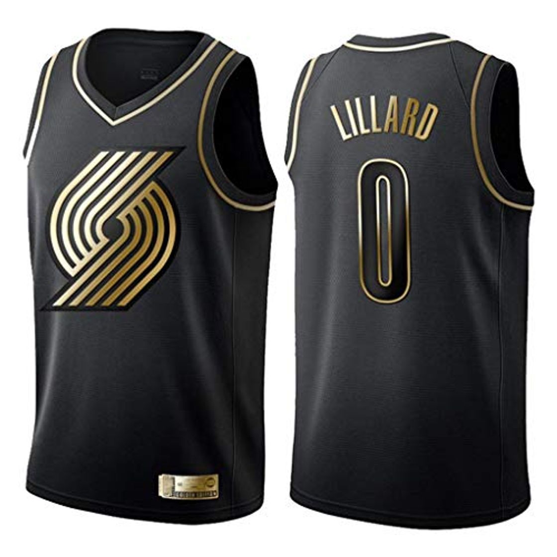 Fashion Miyapy NBA Portland Trail Blazers #0 Damian Lillard Camiseta de Jugador de