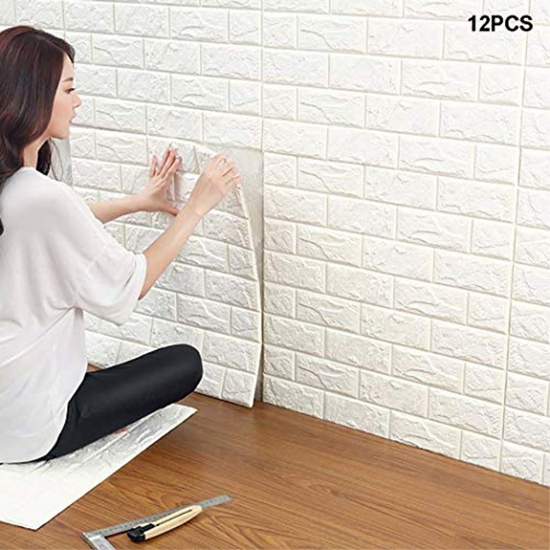 Productos WANWEITONG 3D Papel Tapiz de Ladrillo, Auto Adhesivo Pegatinas de Pared de