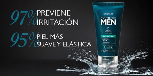 Crema Hidratante North For Men Sensitive

