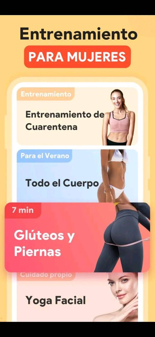 App Female Fitness - Fit at Home