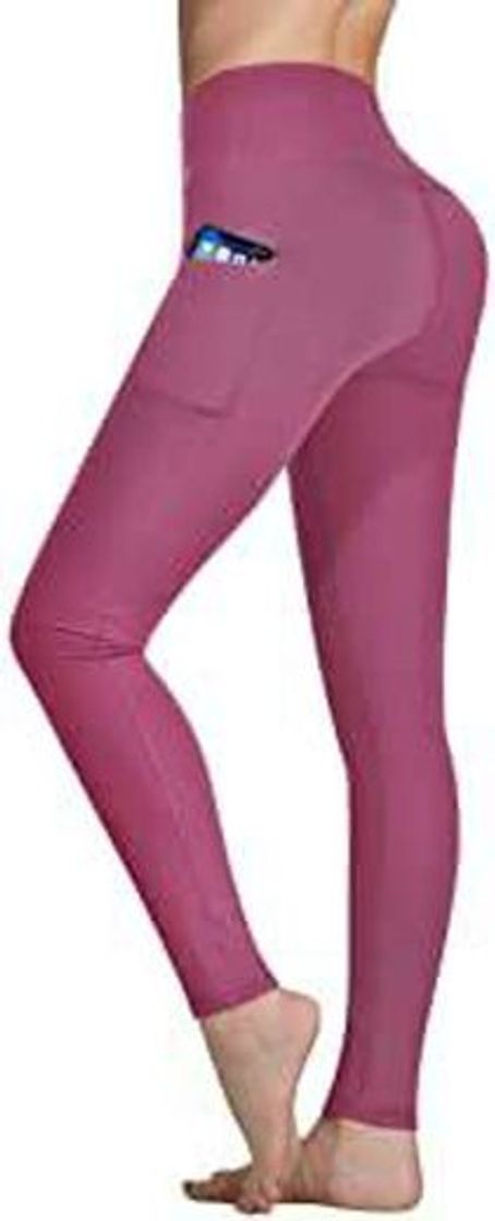 Moda Occffy Cintura Alta Pantalón Deportivo de Mujer Leggings 