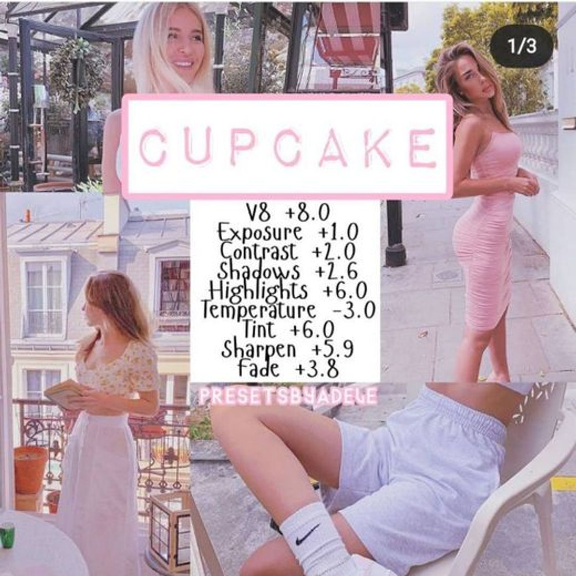 Social Efecto VSCO-Cupcake