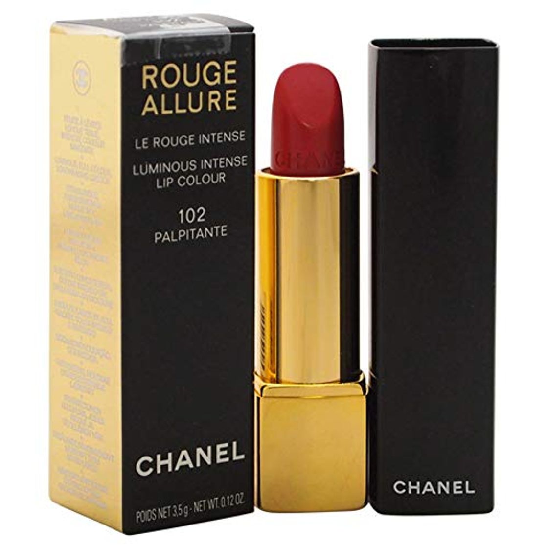 Belleza Chanel Rouge Allure Barra de labios #102-Palpitante 3.5 gr