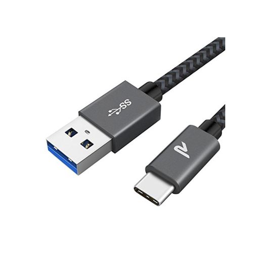 Rampow Cable USB Tipo C a USB A 3.0 Cable USB C