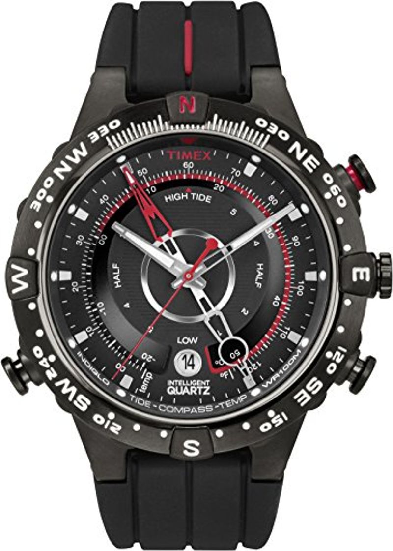 Place Timex Intelligent Quartz - Reloj análogico de cuarzo con correa de silicona