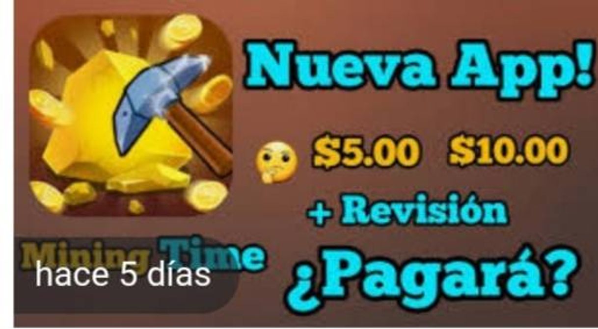 App Mining Time. App que termite ganar hasta 200 USD👩‍💻