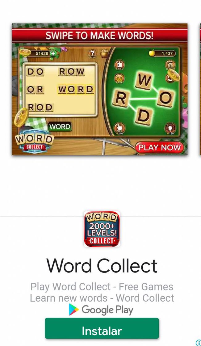 Videogames Word collect