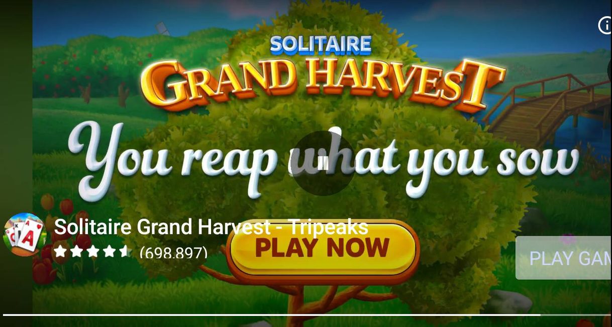 Videogames Grand harvest solitario