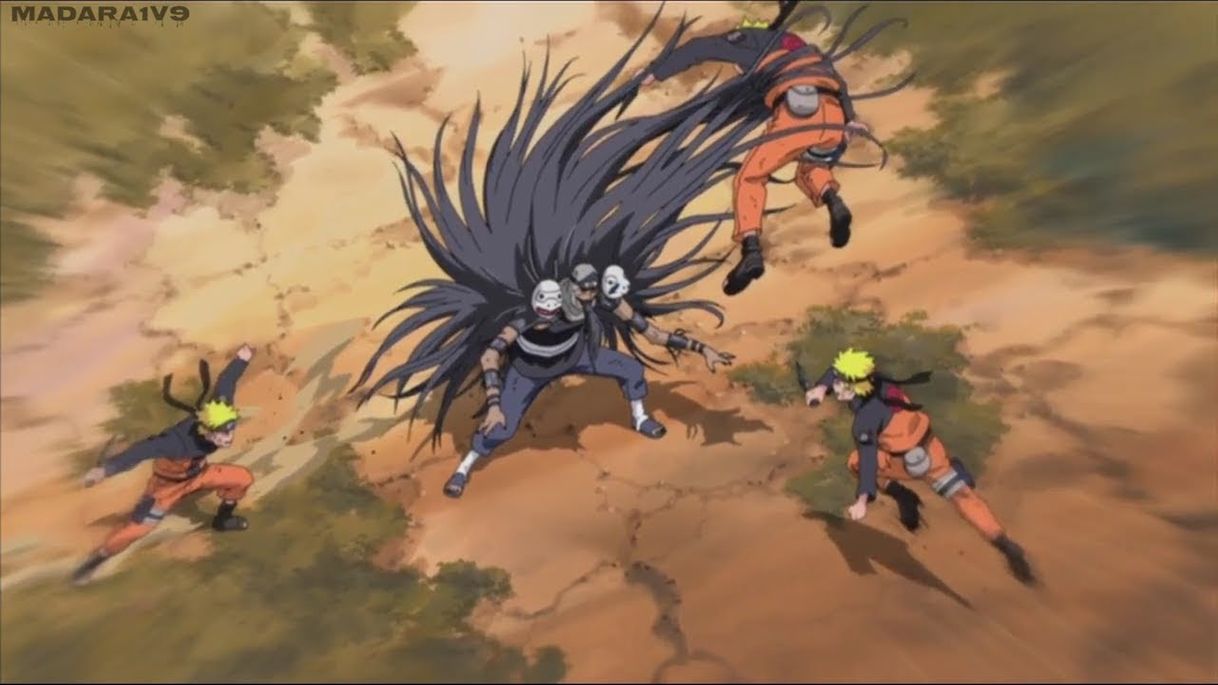 Series Naruto engaña a Kakuzu y lo Derrota con el Rasen Shuriken