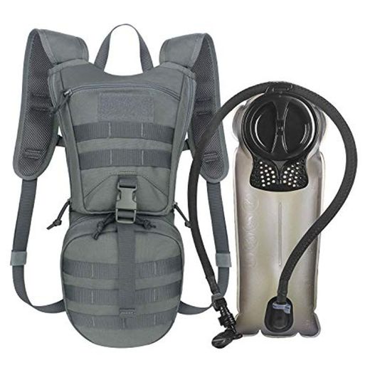 Unigear Mochila Hidratación Tactica Running Trail con 2.5L Deposito De Agua para