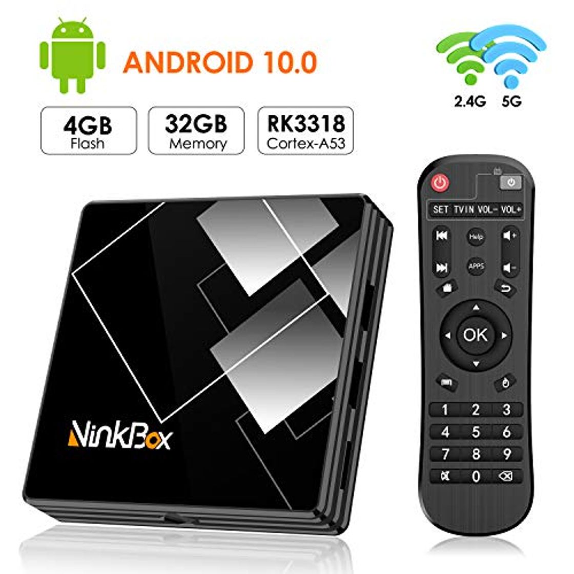 Products Android TV Box 10.0, NinkBox Smart TV Box 【4GB