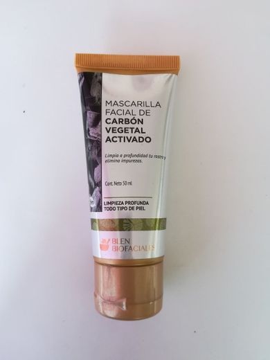 Mascarilla facial de carbón vegetal activado 