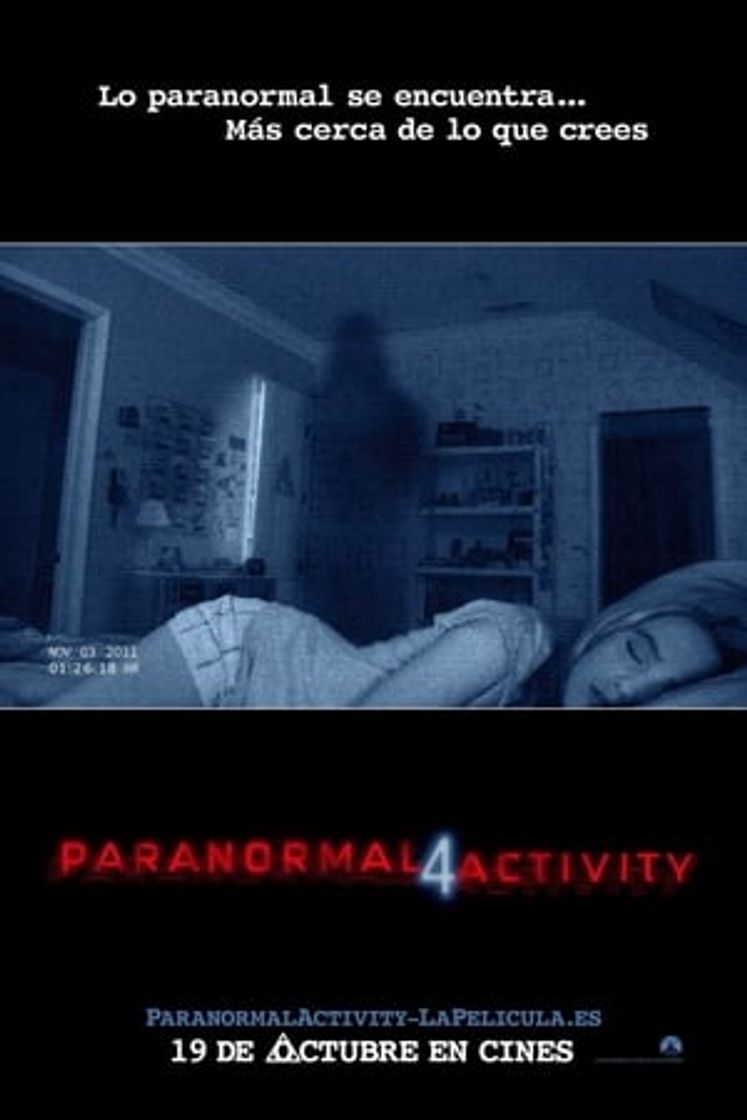 Película Paranormal Activity 4