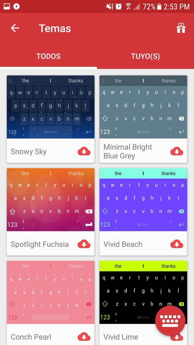 Teclado para Android, personalizable a tu gusto