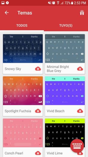 Teclado para Android, personalizable a tu gusto