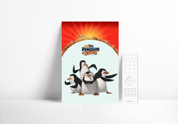Serie Os Pinguins de Madagáscar 
