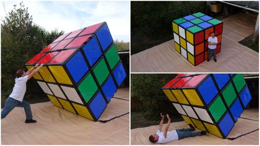 El cubo de Rubik más grande.