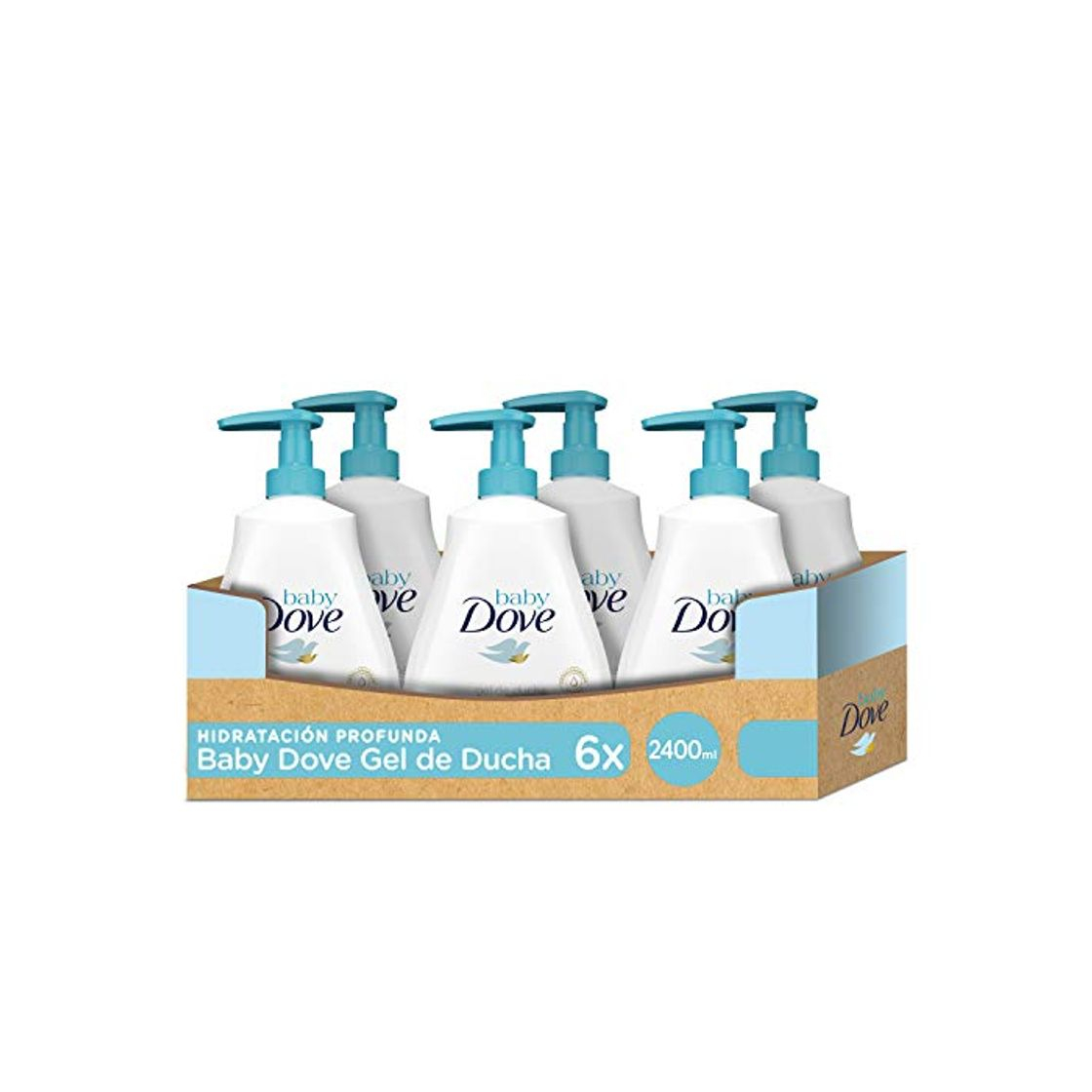 Social Baby Dove Gel De Baño Hidratación Profunda - Pack de 6 x