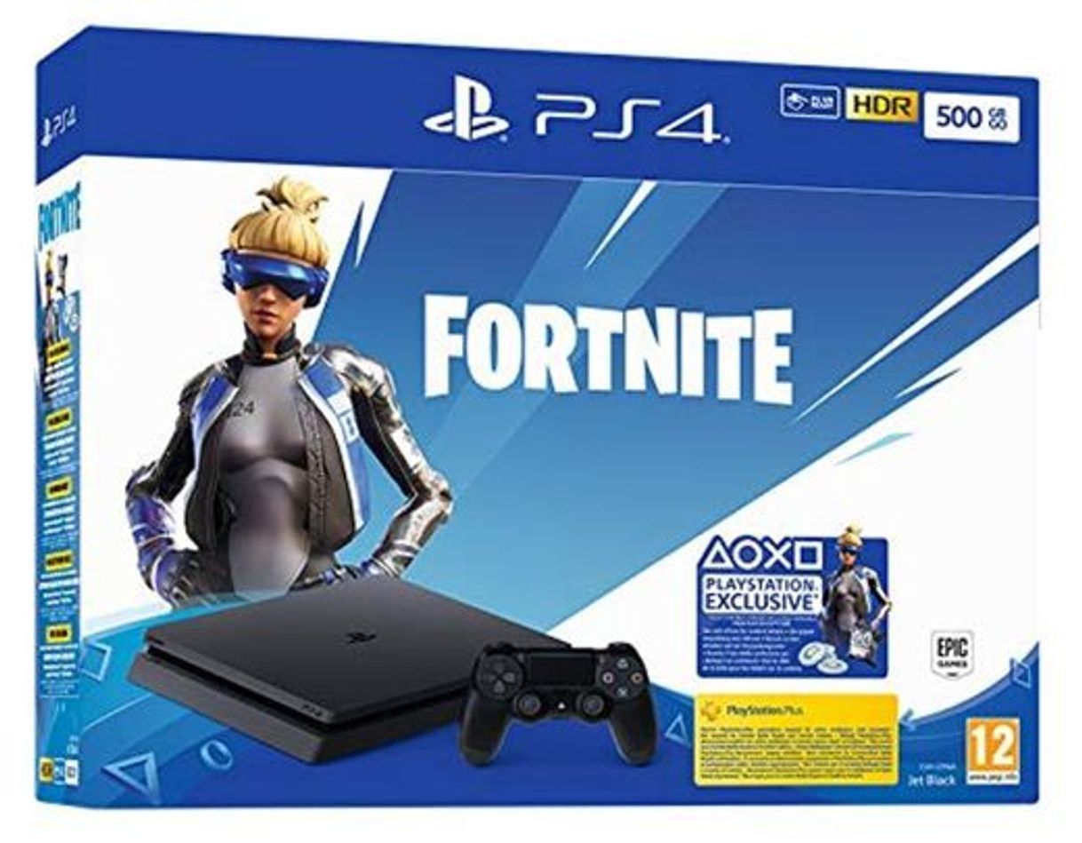 Social Sony - Consola PS4 Slim 500GB Black Fornite VCH(2019)