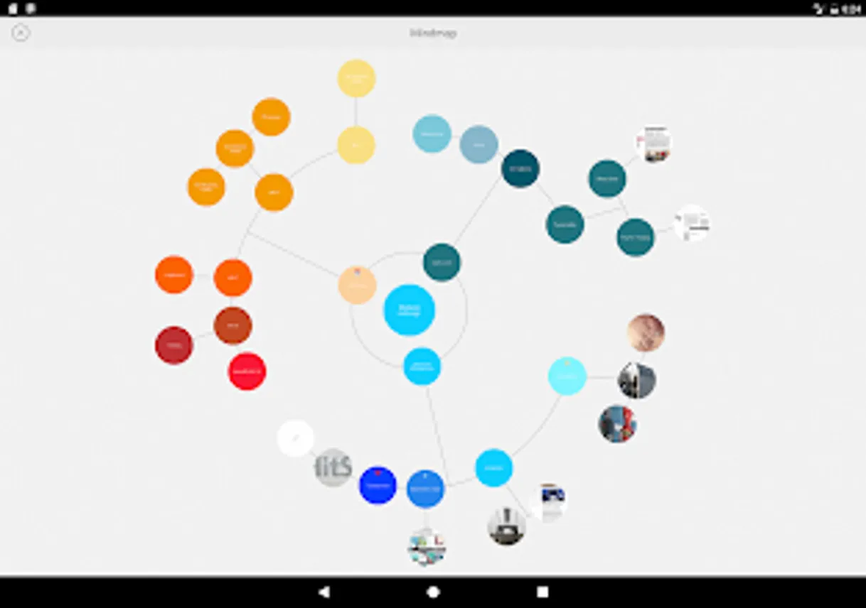 App Mindly (mind mapping) 