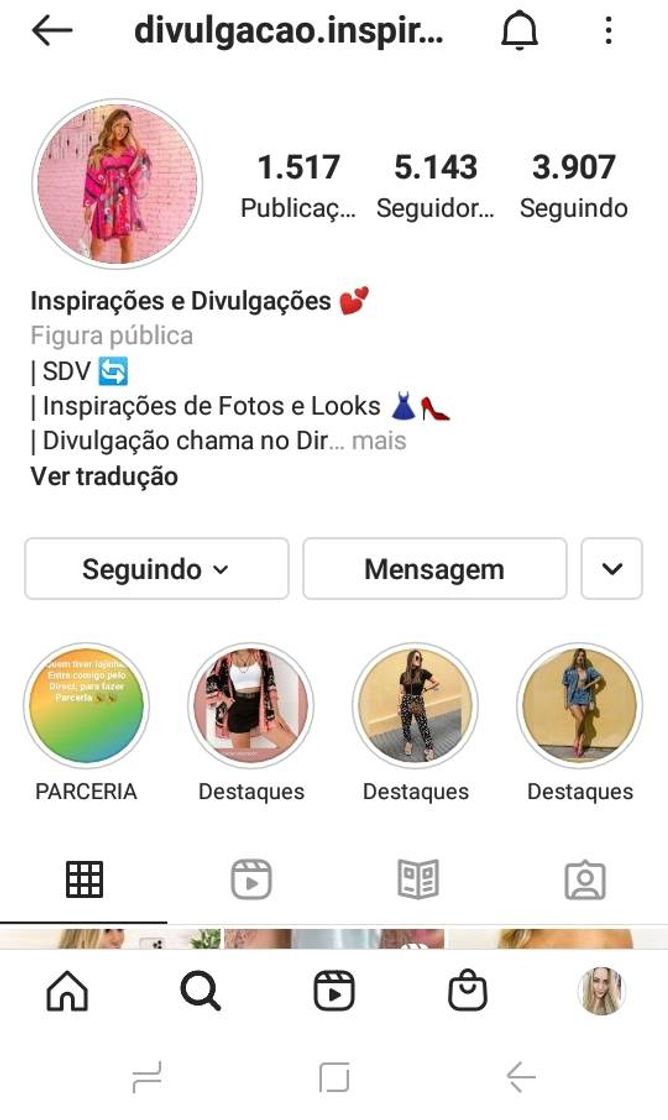 Moda Instagram de looks, muito bom ‼️