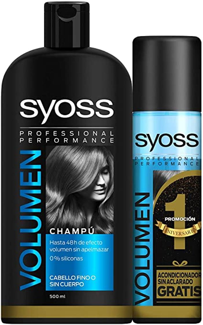 Fashion SYOSS-Champú + Acondicionador Volumen