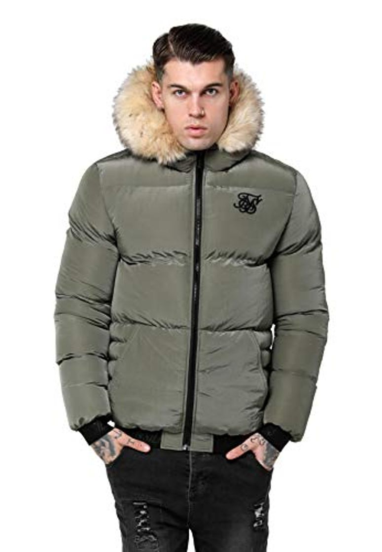 Social Sik Silk Cazadora Distance Jacket Khaki Hombre M Verde