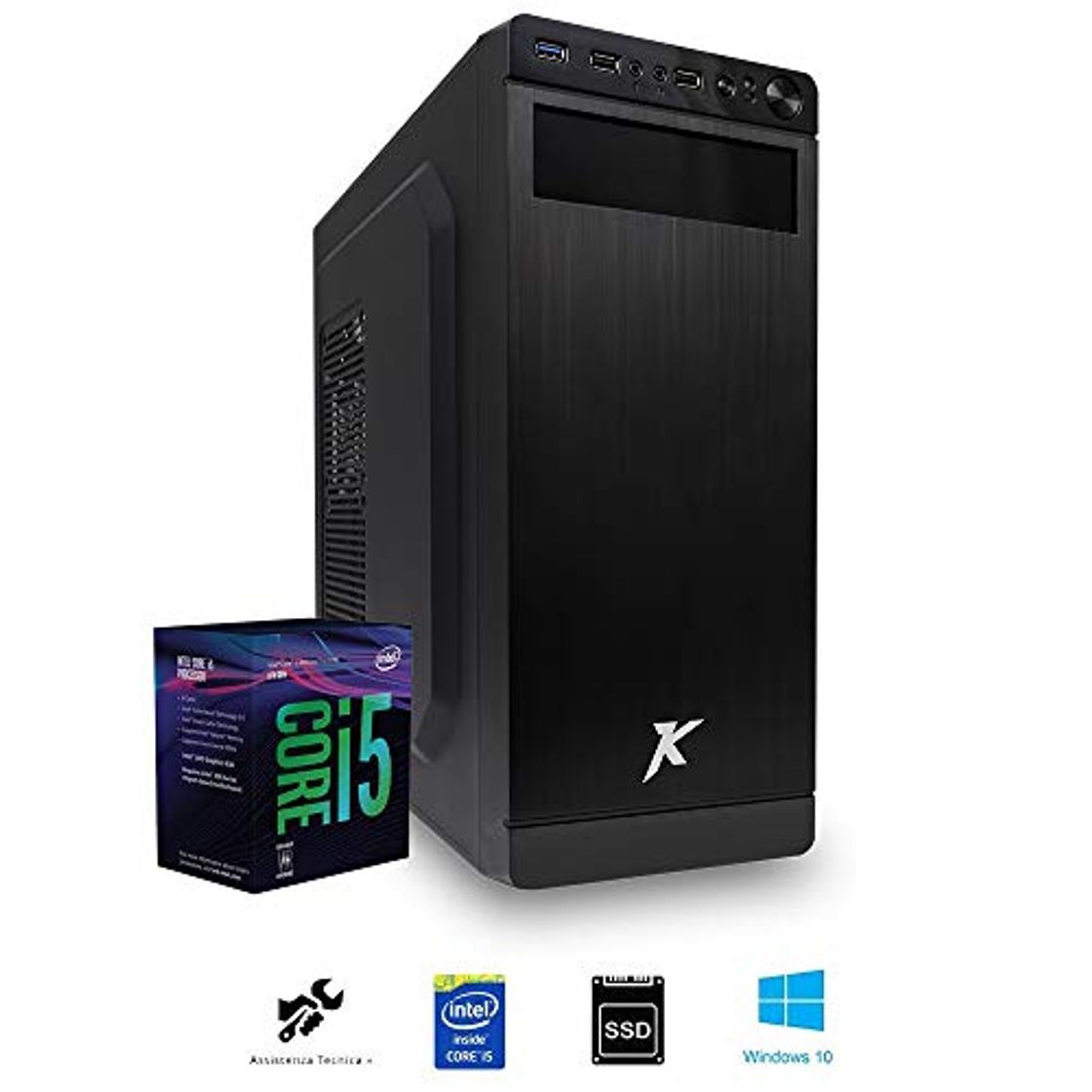 Place Pc de sobremesa i5 8400 CPU Intel 4 GHz en Boost,RAM 8GB