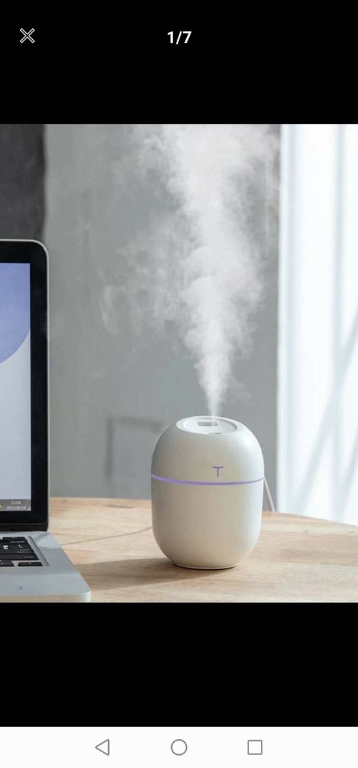 Moda Humidificador usb con luz 