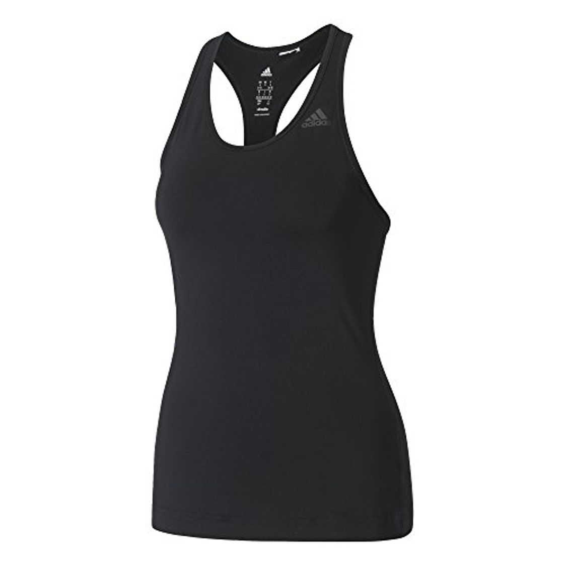 Product adidas D2M Tank Solid Camiseta sin Mangas, Negro