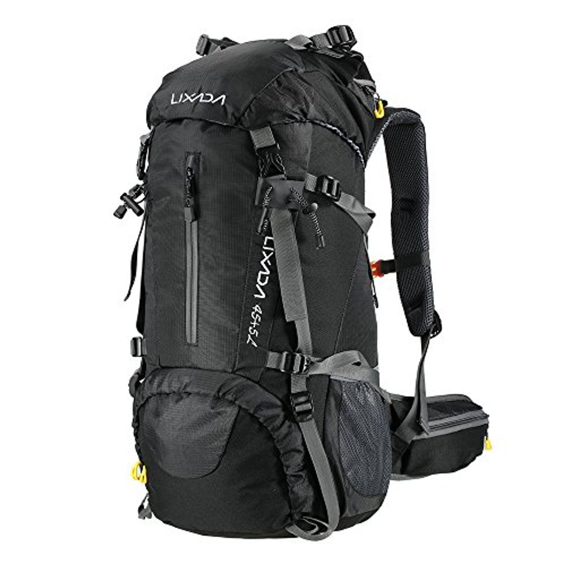 Product Lixada Mochila de Senderismo 50L con Cubierta Impermeable Mochila de Marcha Trekking Camping Deporte al Aire Libre