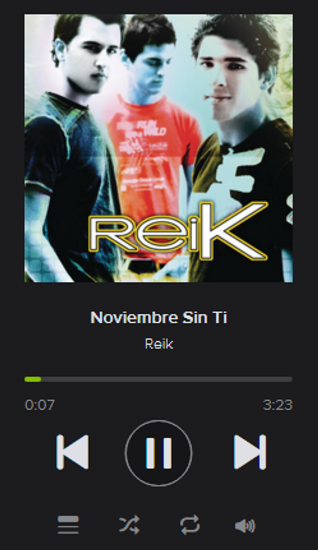 Music Noviembre Sin Ti