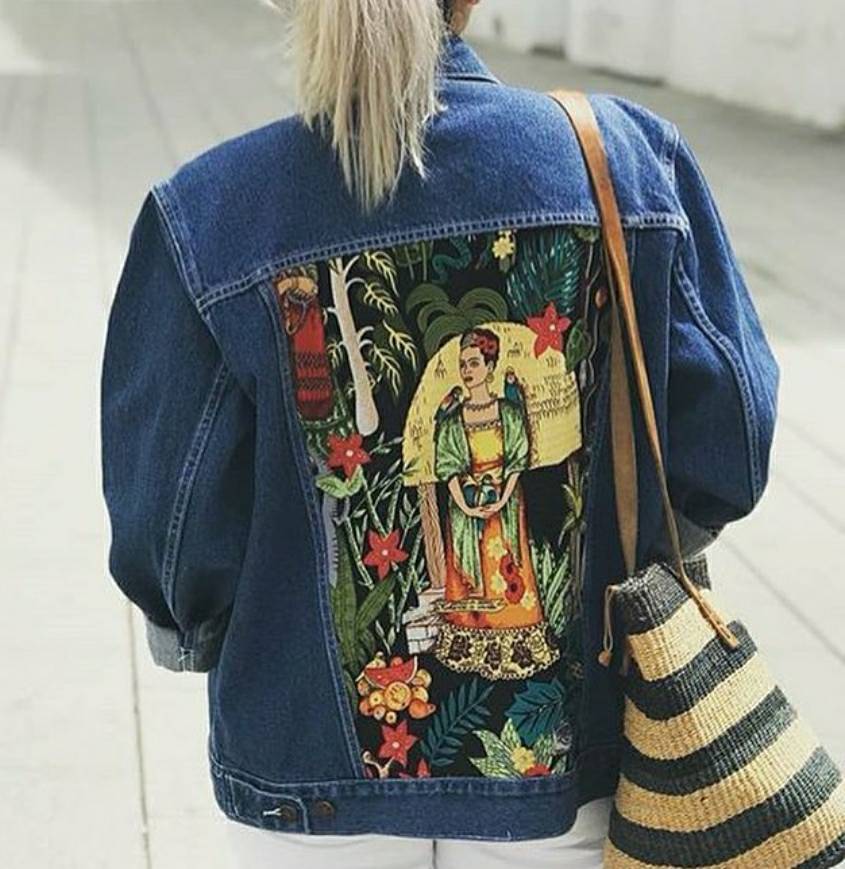 Product Chaqueta Vaquera Frida Kahlo