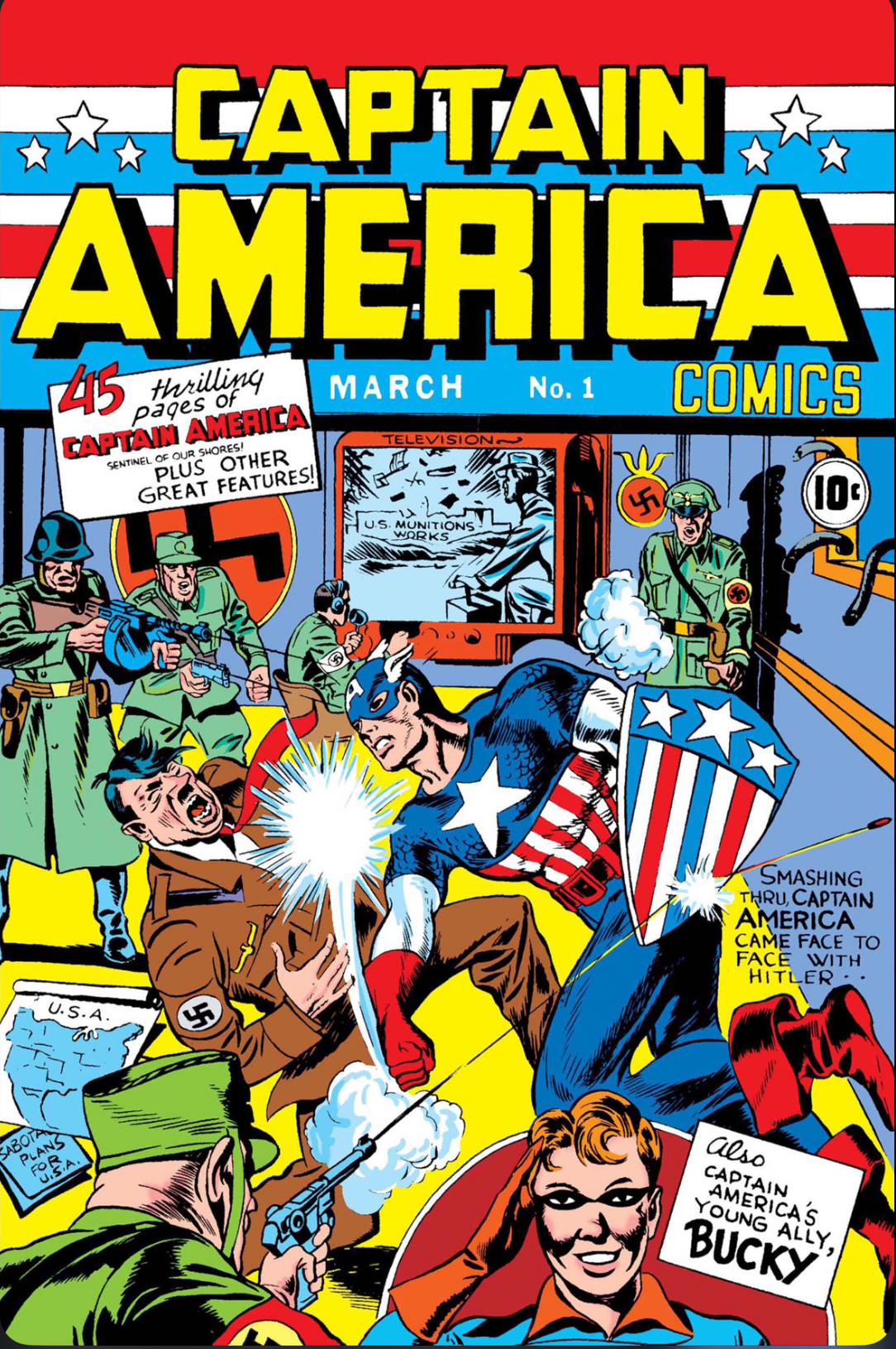 Social Captain America Comics #1 (1941)