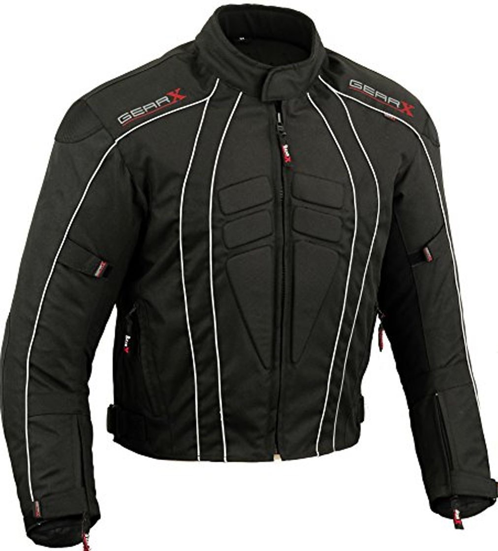 Producto Dry-Lite Chaqueta de Moto Impermeable Protección Reflectante