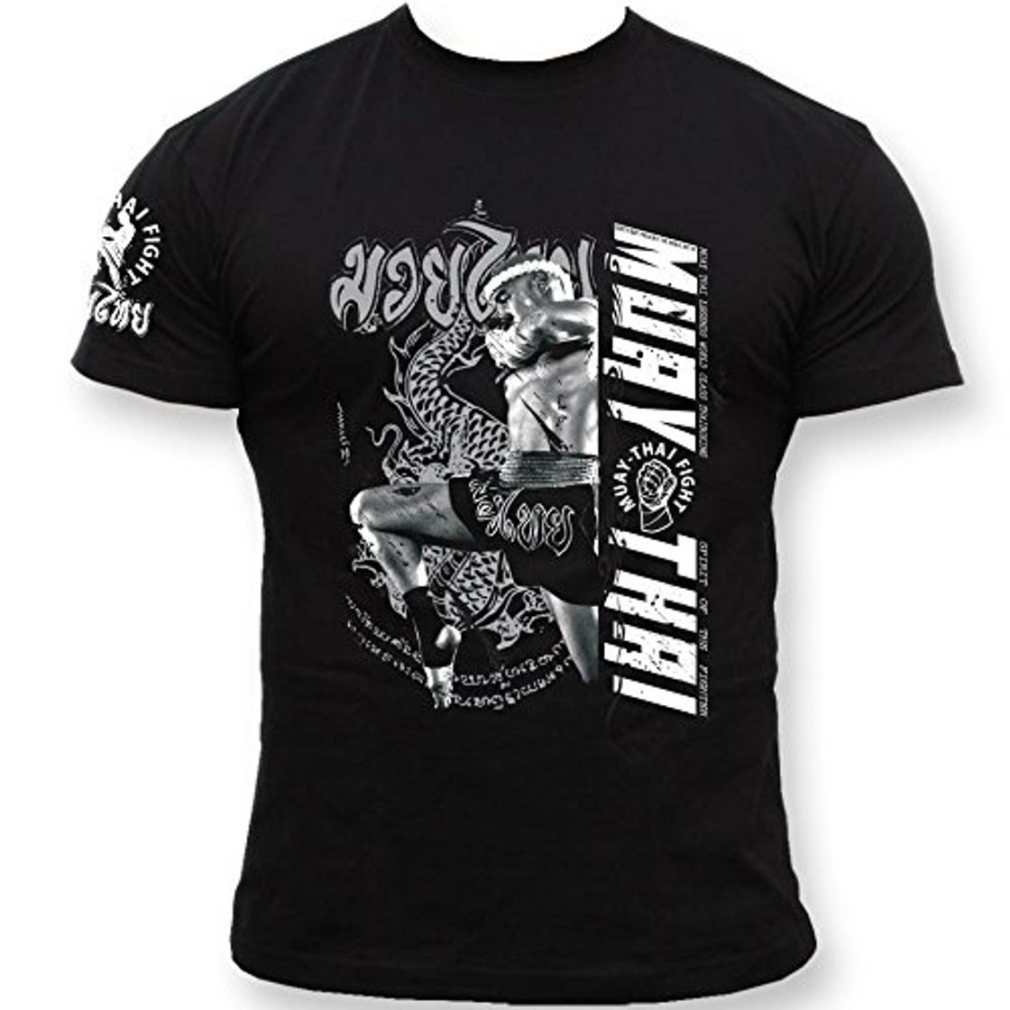 Products Dirty Ray Artes Marciales MMA Muay Thai camiseta hombre T-shirt K71C