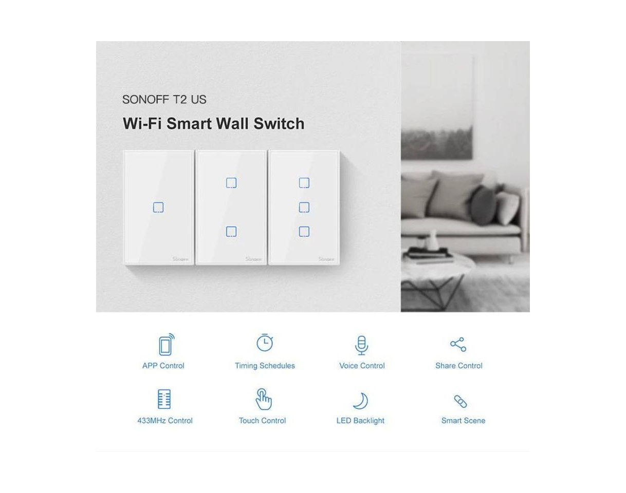 Products Interruptor táctil de pared Sonoff