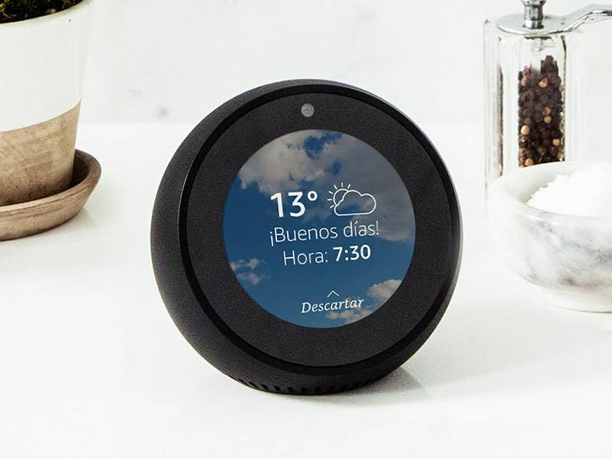 Fashion Echo Spot - Reloj inteligente con Alexa