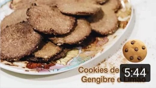 Cookies de Canela, Gengibre e Limão