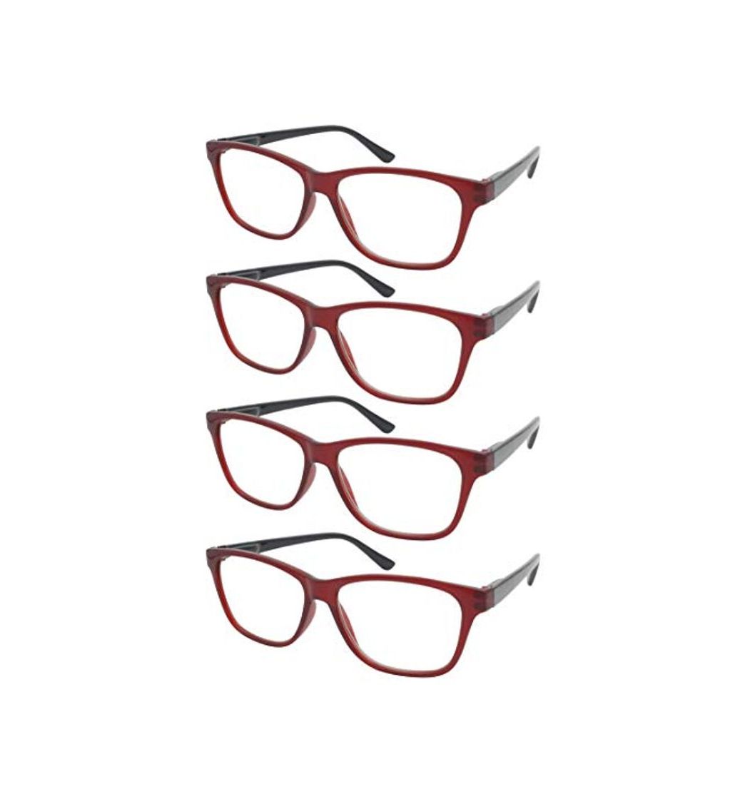 Producto TBOC Gafas de Lectura Presbicia Vista Cansada - [Pack 4 Unidades] Graduadas