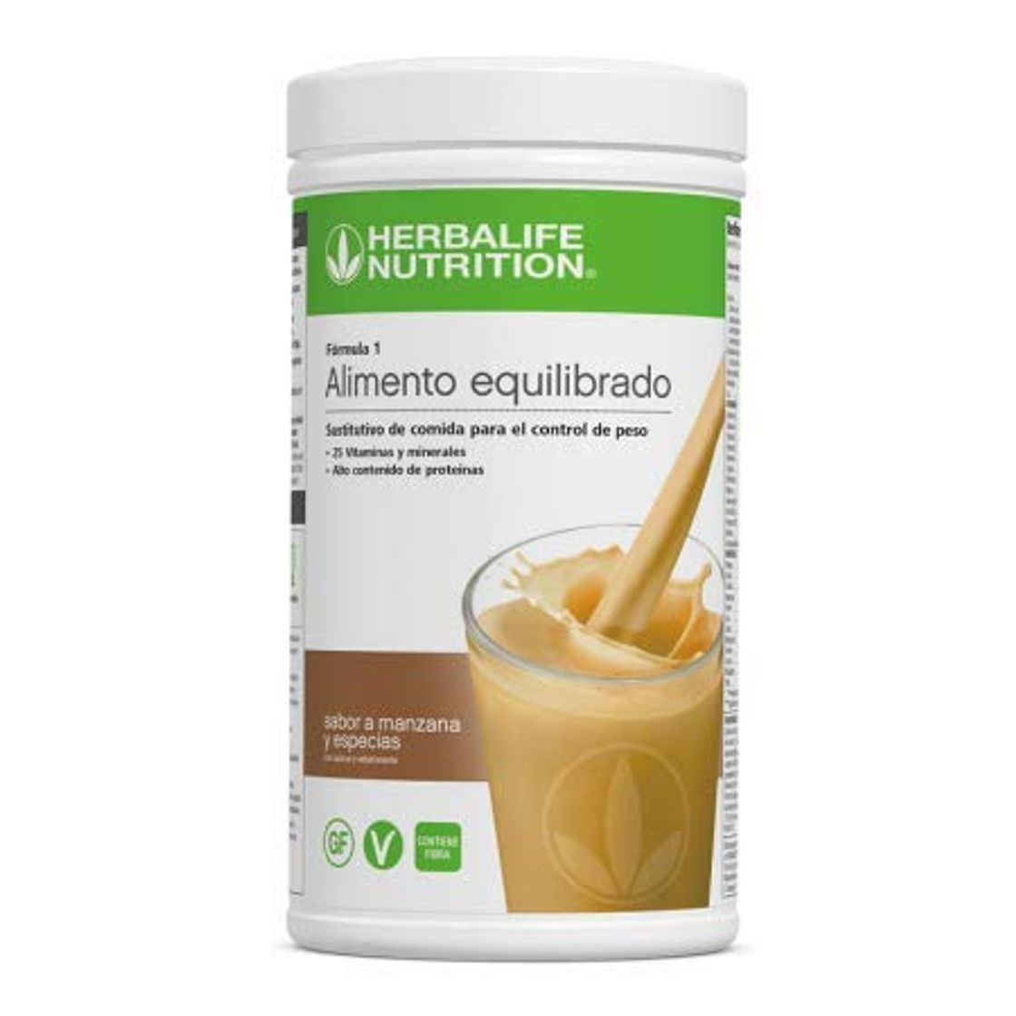 Places HERBALIFE Batido Formula 1 sabor Manzana y especias