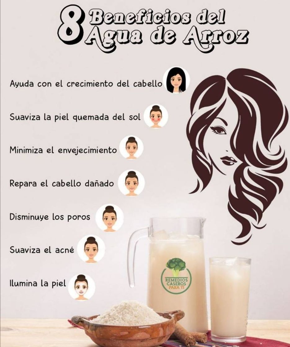 Fashion Beneficios del Agua de 🍚 Arroz🌾