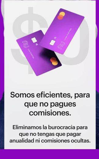 Tarjeta de crédito NU BANK